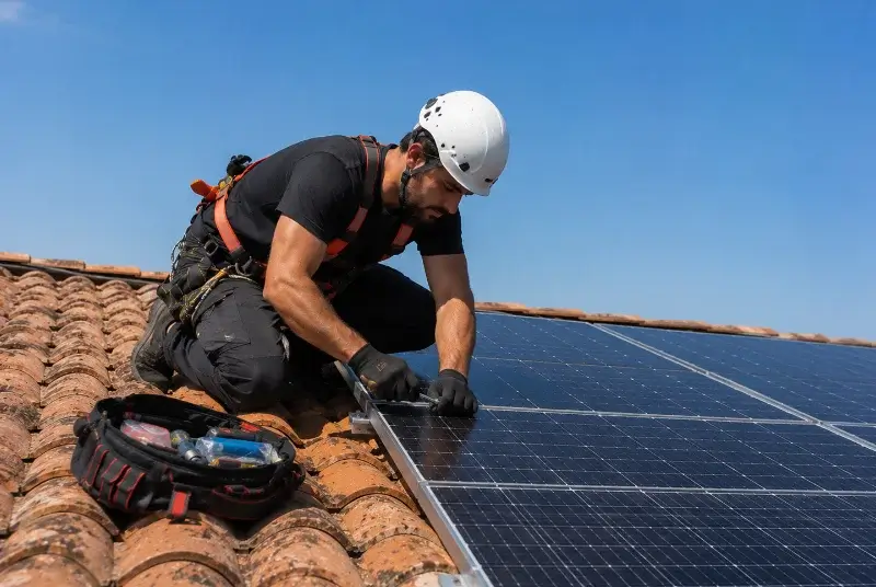 Maintenance et monitoring de panneaux solaires à Treffendel